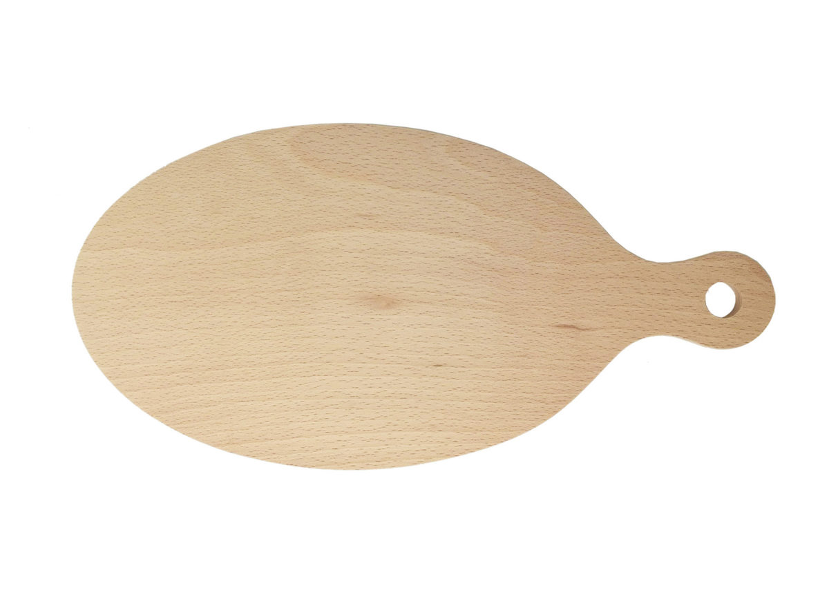 tagliere per pizza cm. 60 x 40 in legno faggio multistrato